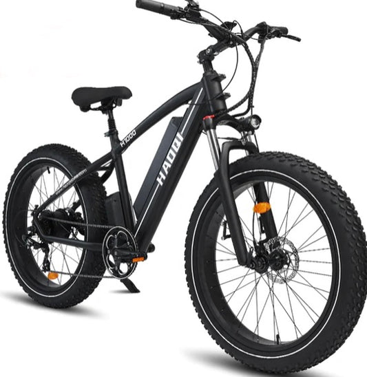 HAOQI Black Leopard Pro Fat Tire Electric Bike